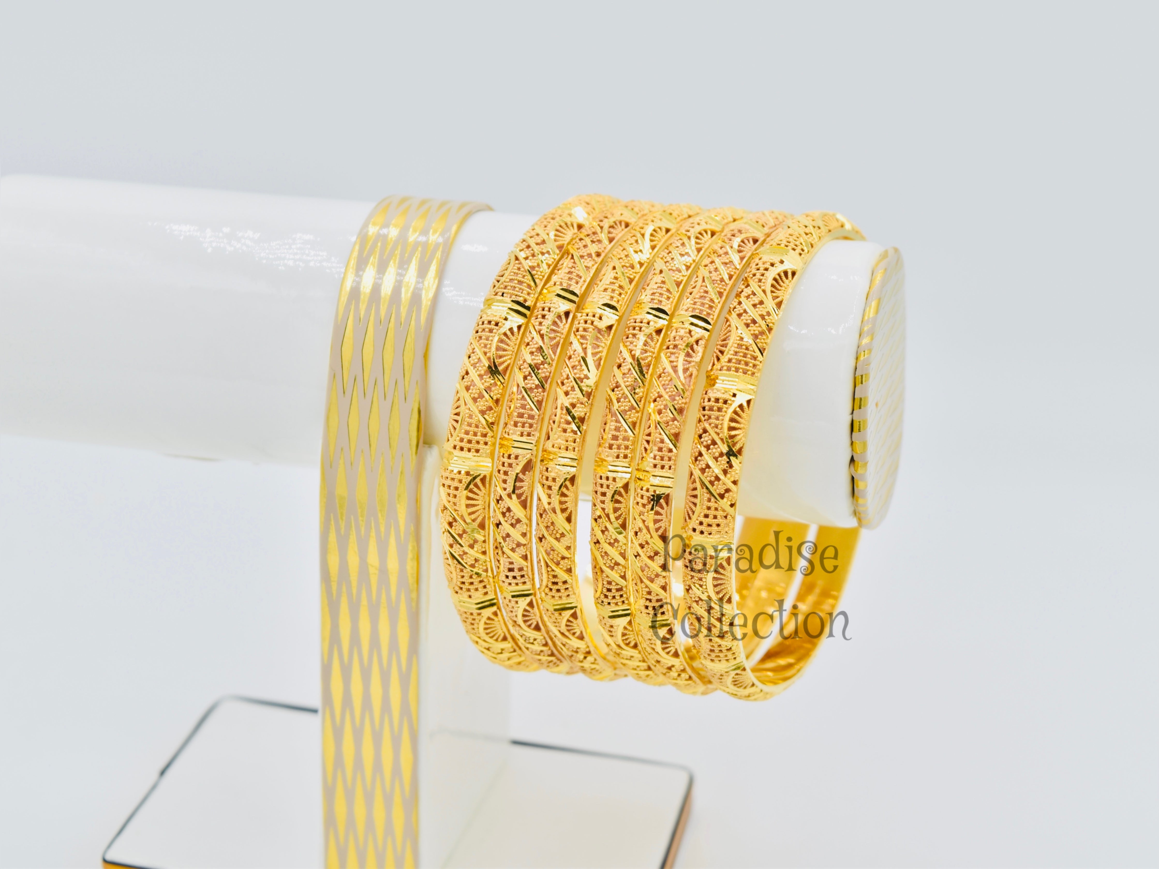 Luxurious Sona Finish Bangles With Complimentary Gift Box