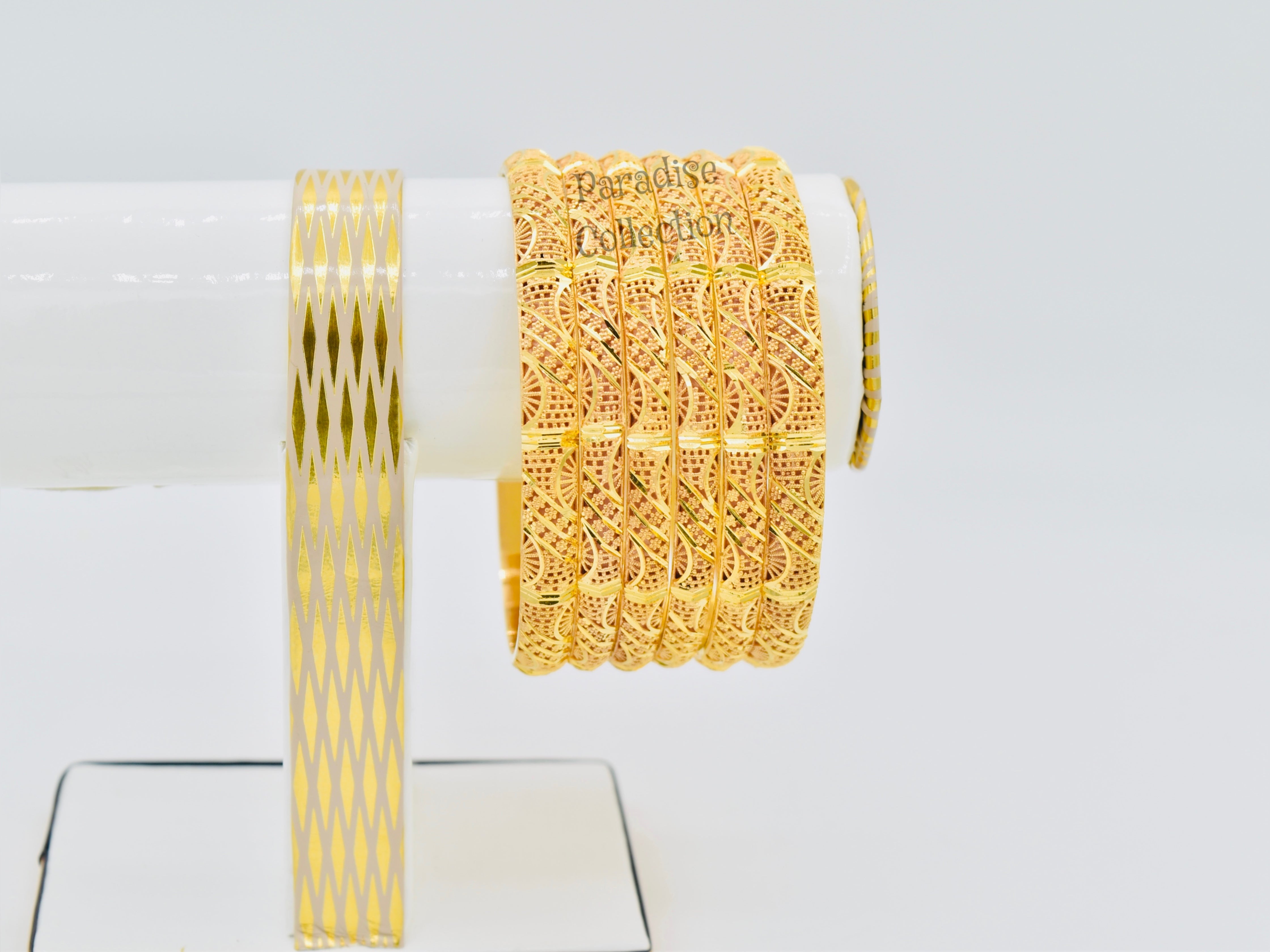 Luxurious Sona Finish Bangles With Complimentary Gift Box