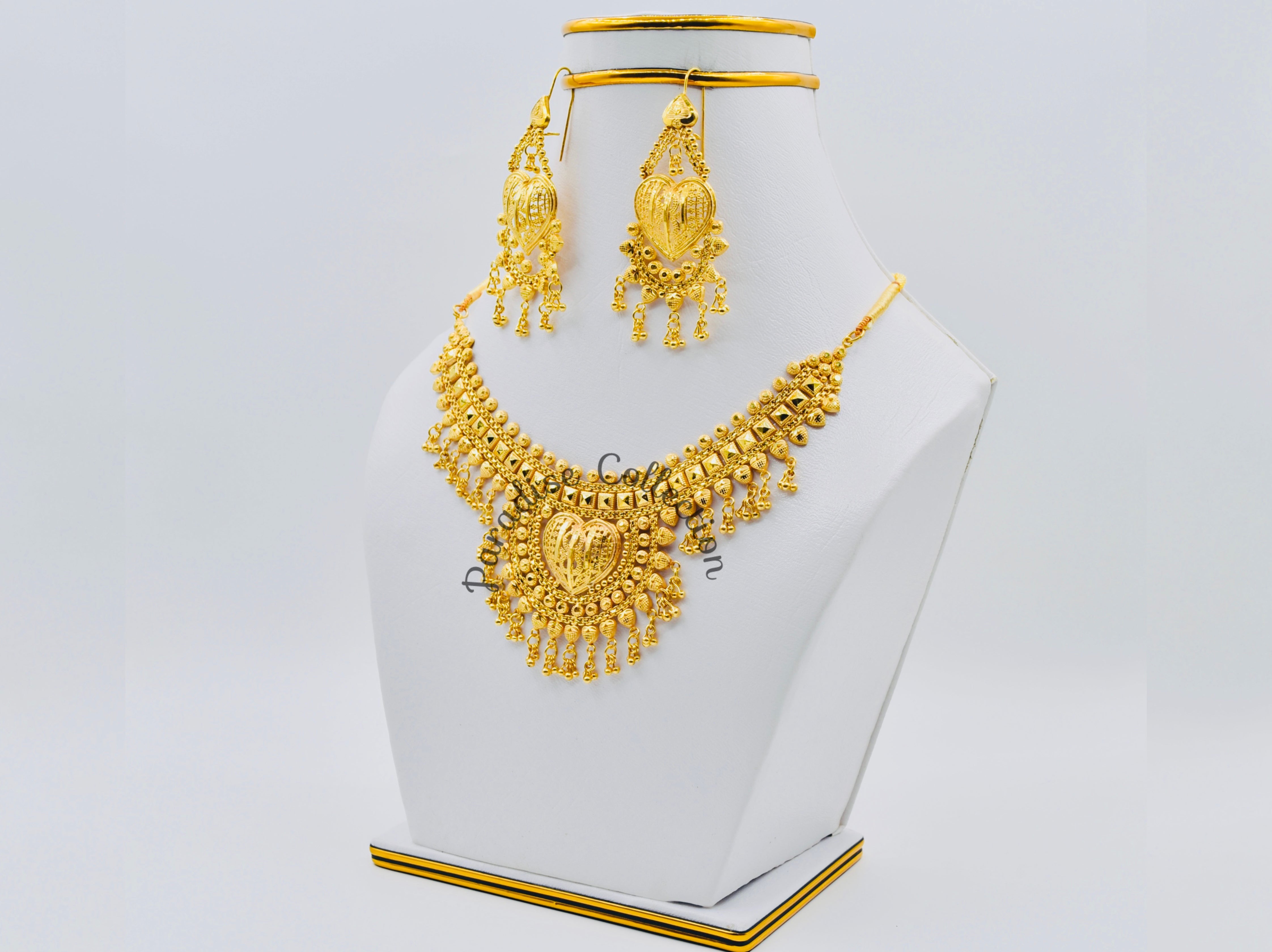 High-Quality Sona Polish Necklace Set – Stunning Accessory For Bridal Wear & Gifts