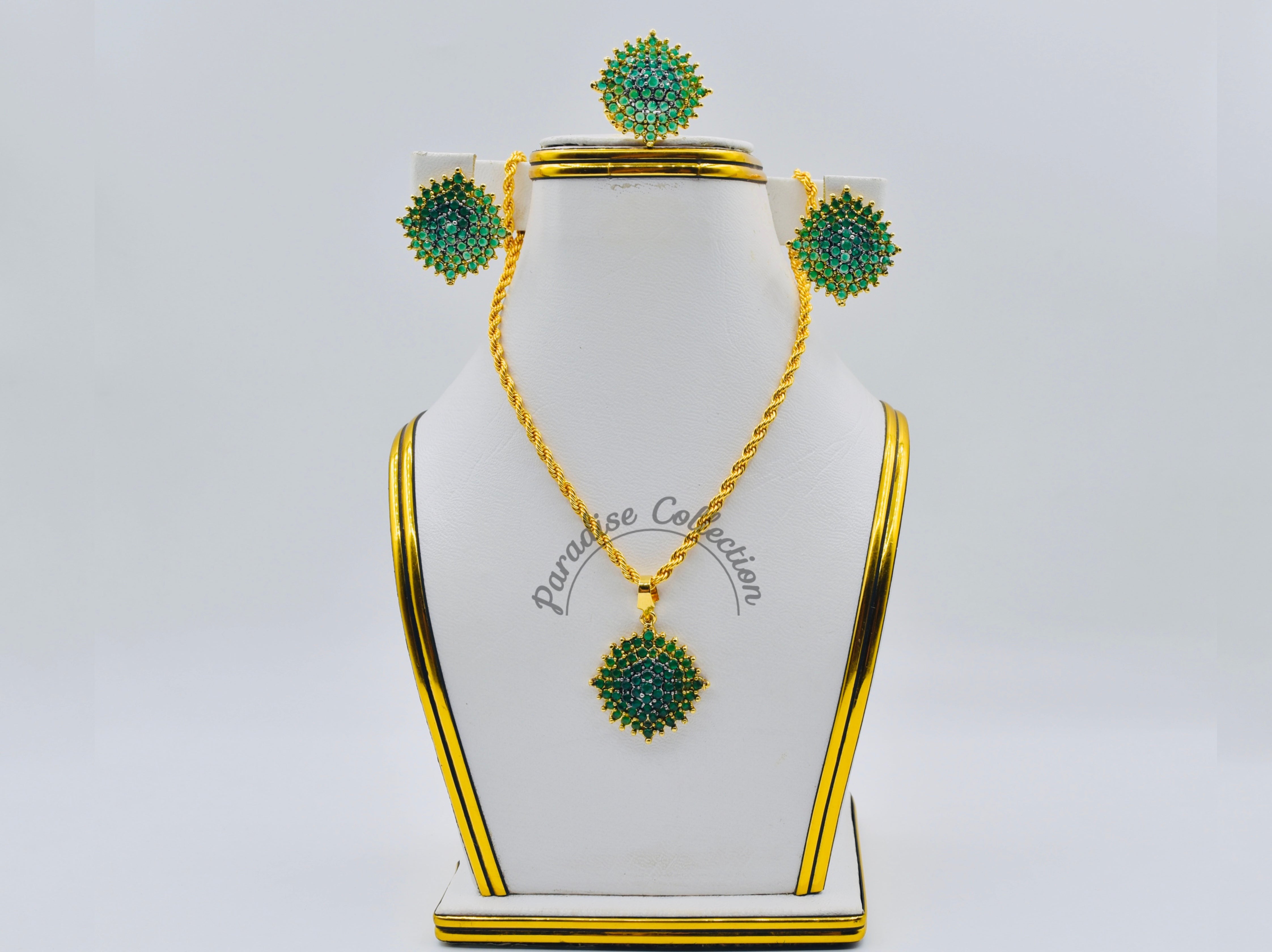 Pendant & Earrings Combo With Free Chain