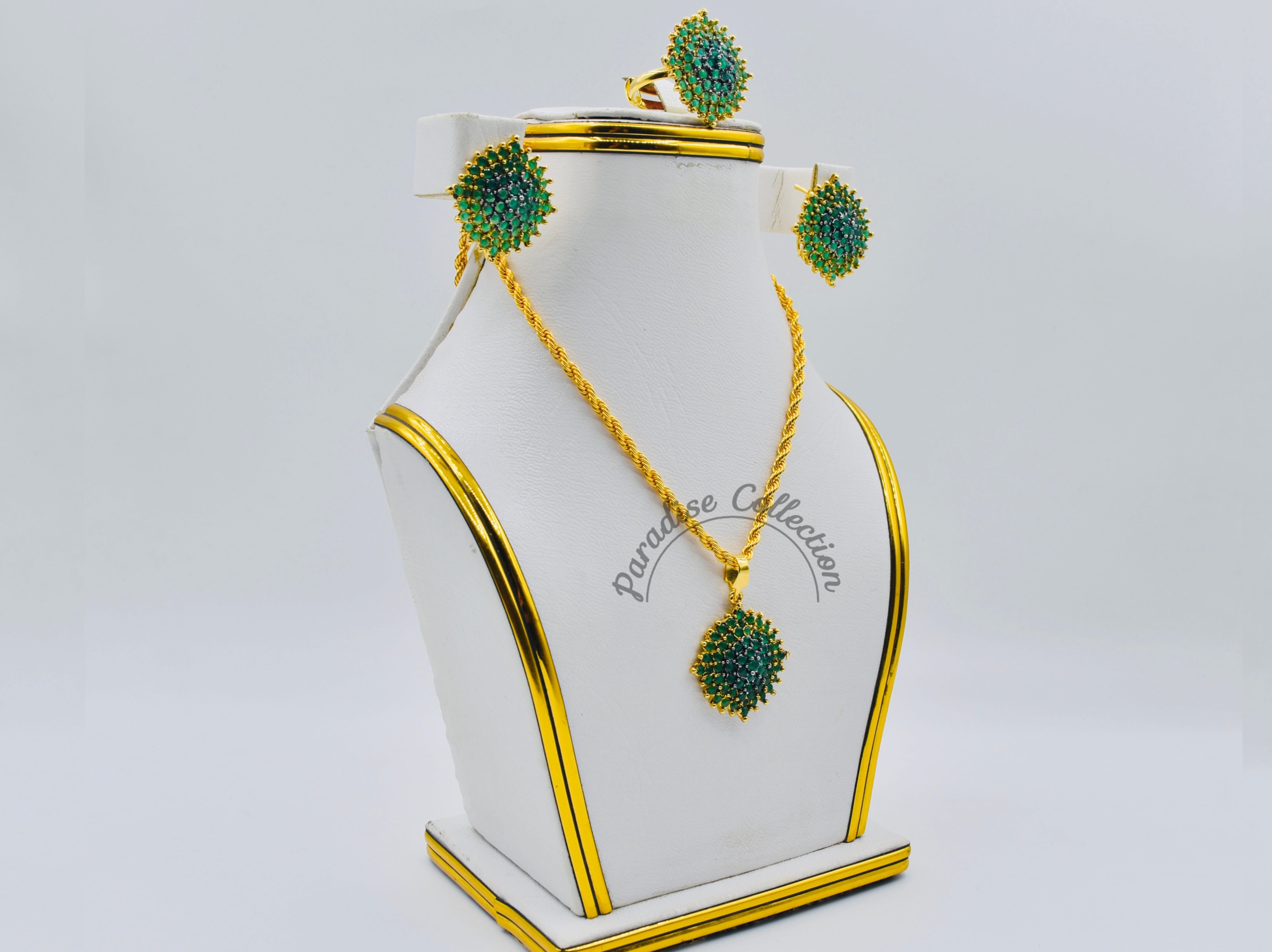 Pendant & Earrings Combo With Free Chain