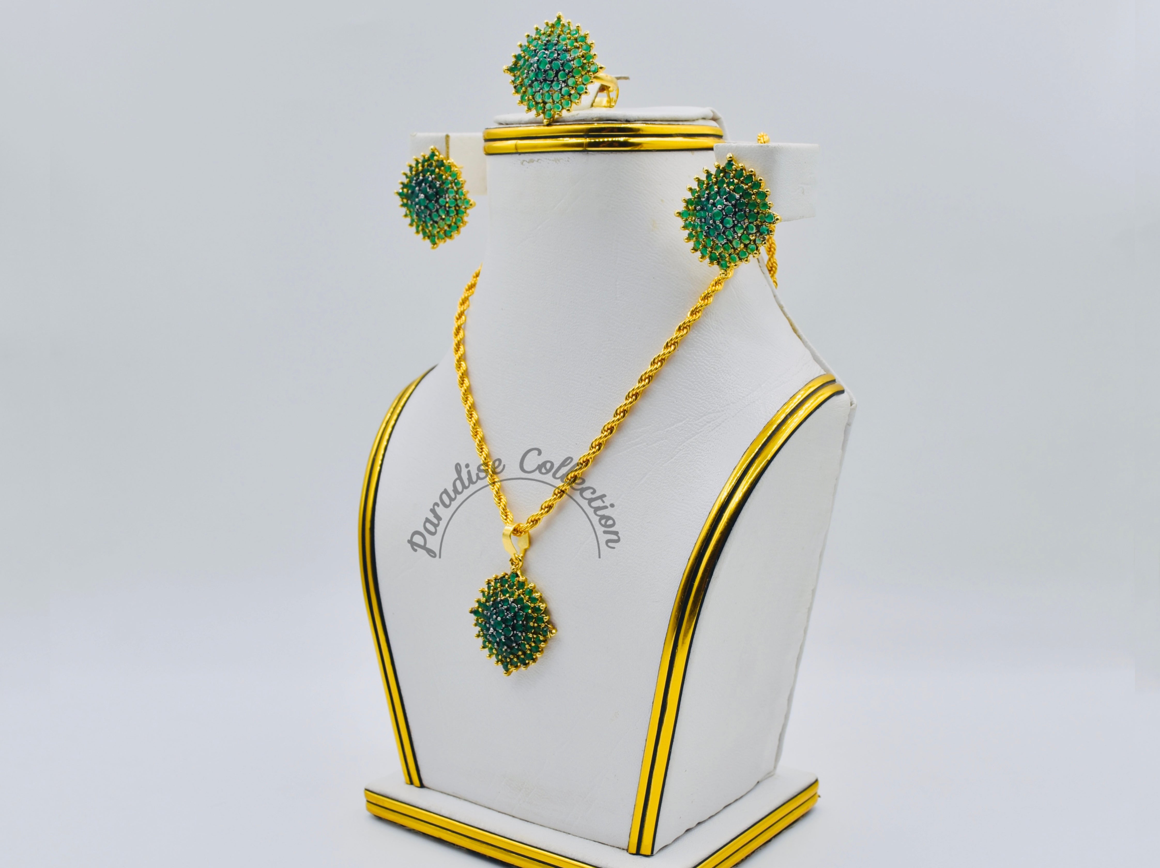 Pendant & Earrings Combo With Free Chain