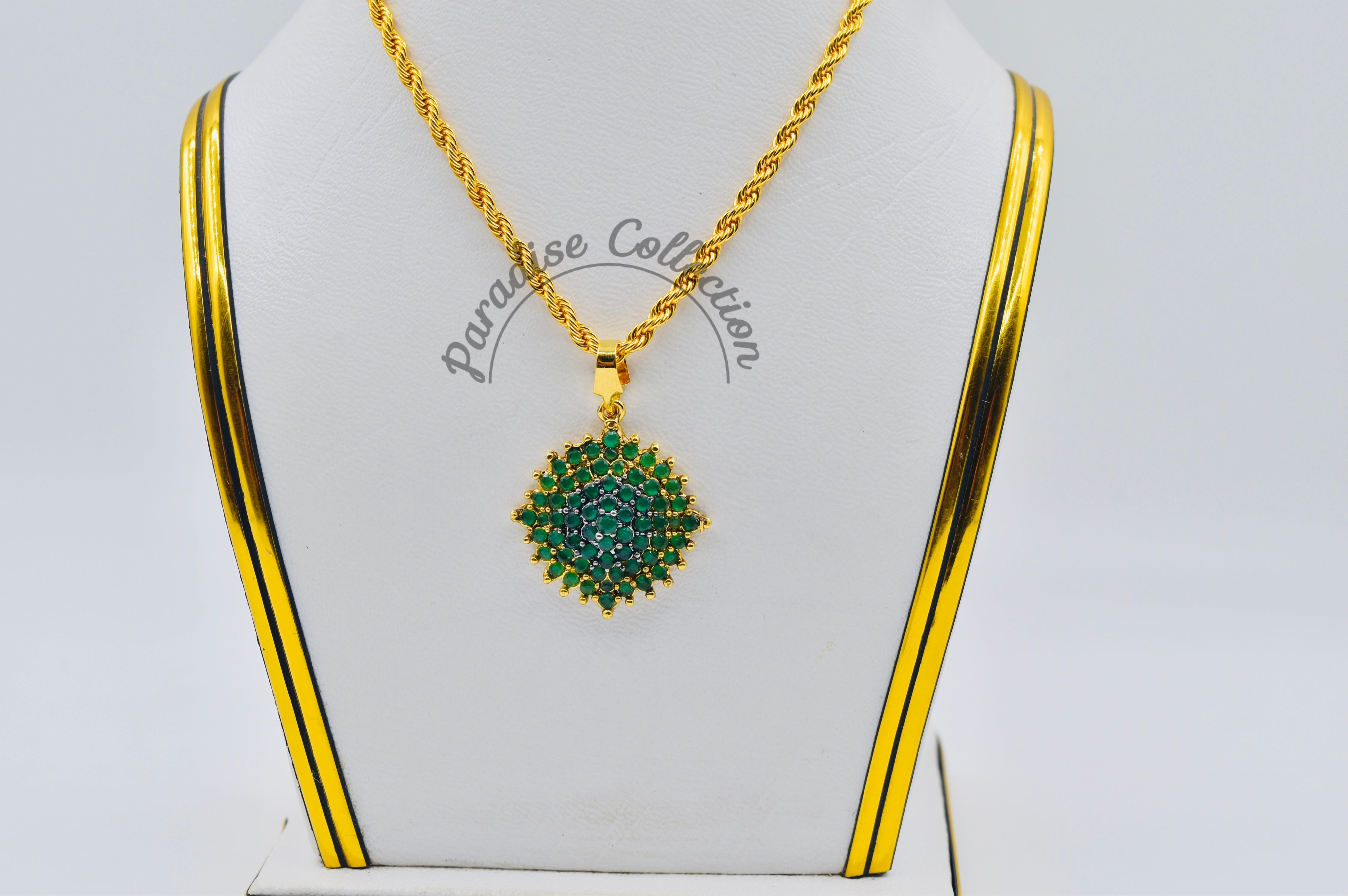 Pendant & Earrings Combo With Free Chain