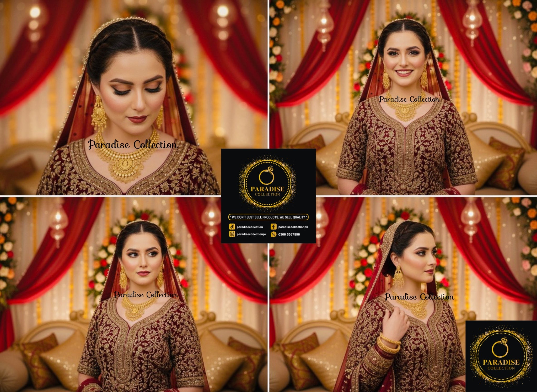 High-Quality Sona Polish Necklace Set – Stunning Accessory For Bridal Wear & Gifts