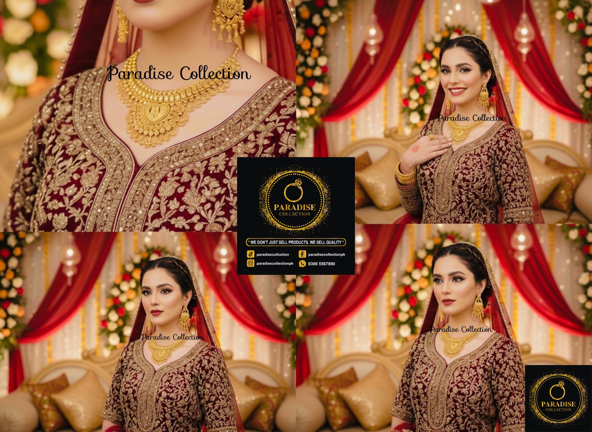 High-Quality Sona Polish Necklace Set – Stunning Accessory For Bridal Wear & Gifts