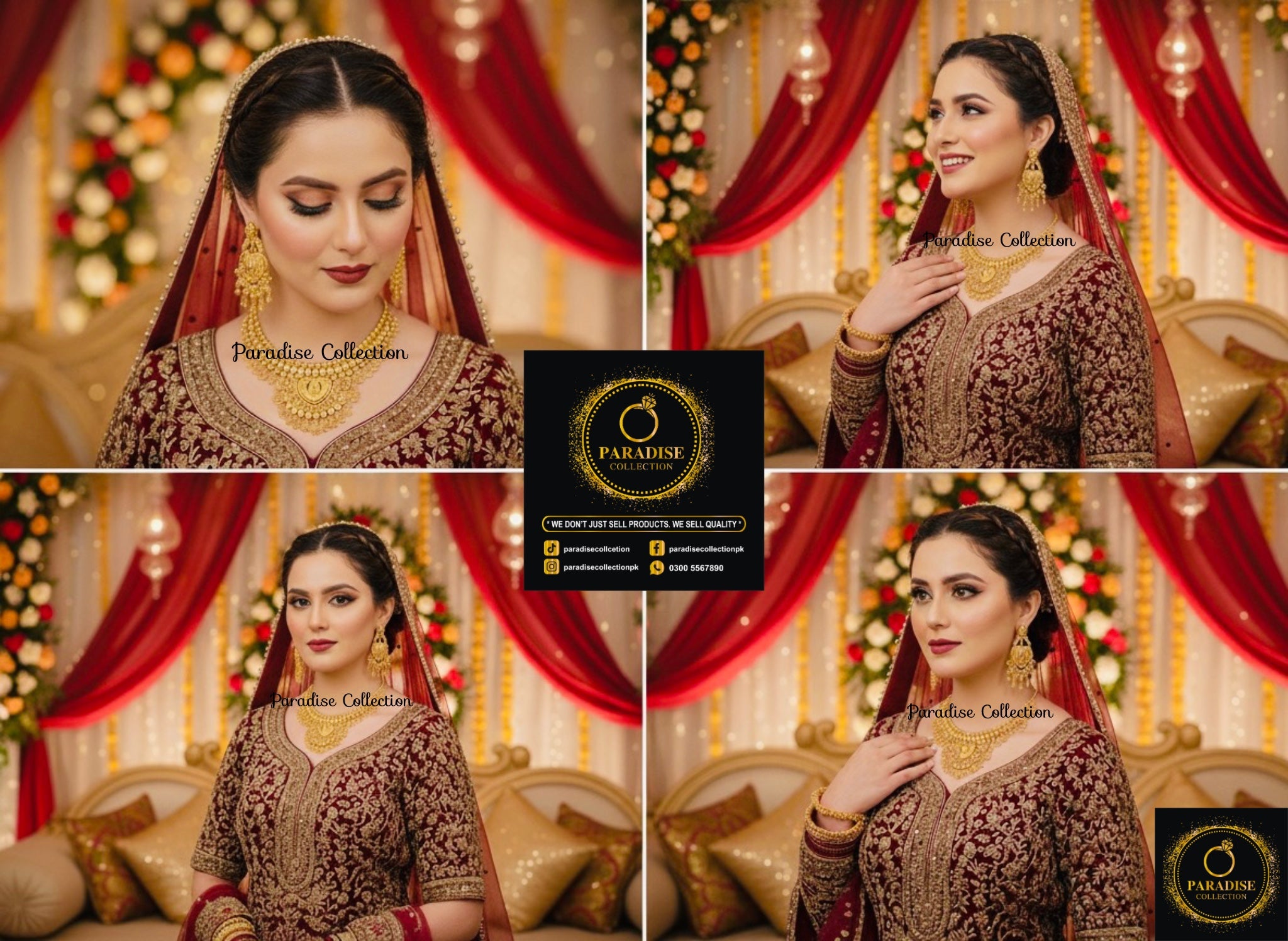 High-Quality Sona Polish Necklace Set – Stunning Accessory For Bridal Wear & Gifts