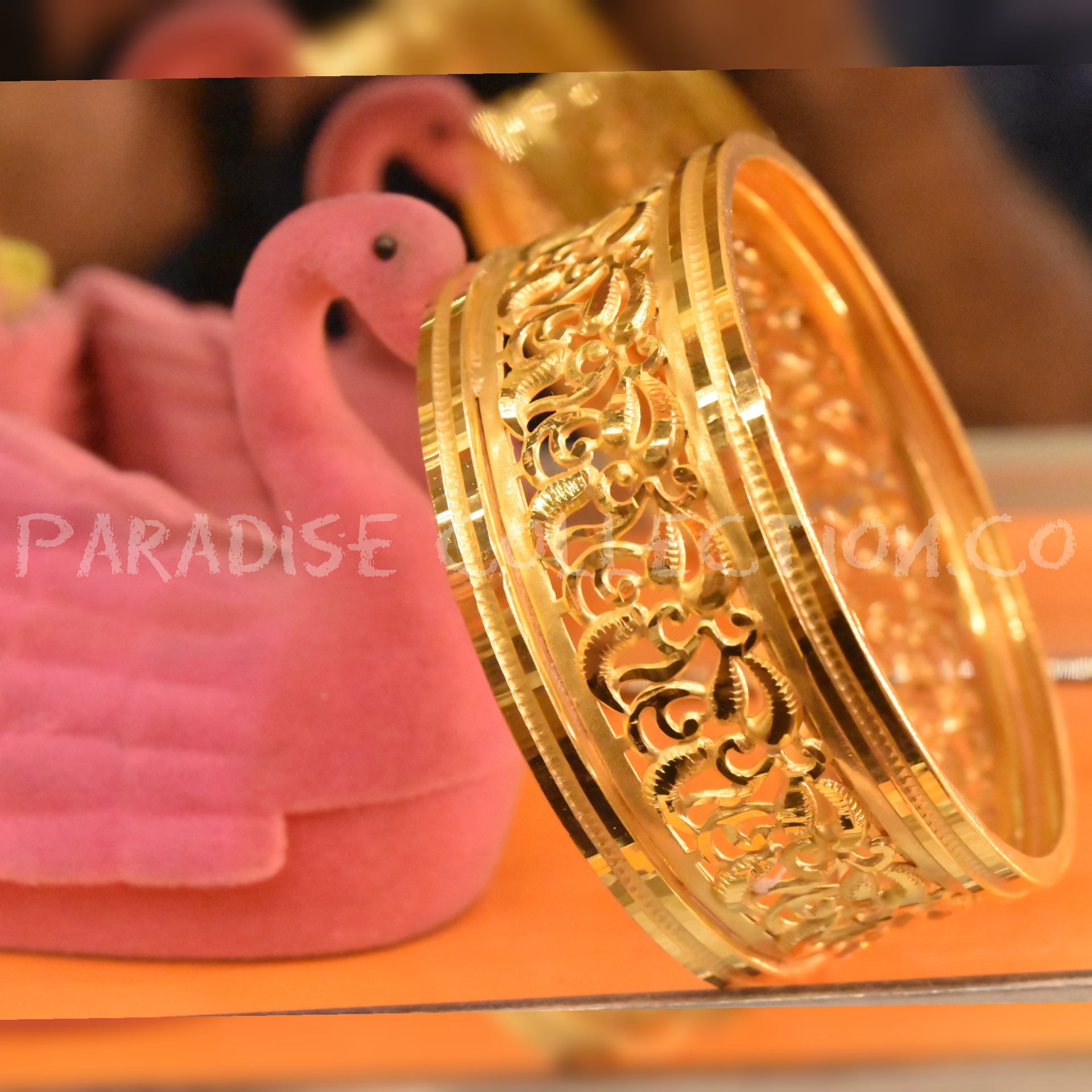 Brand New Gold Plated Bridal Bangles For Girls ⭐ With Fancy Jewellry Box Free-Beautiful Gift Pack