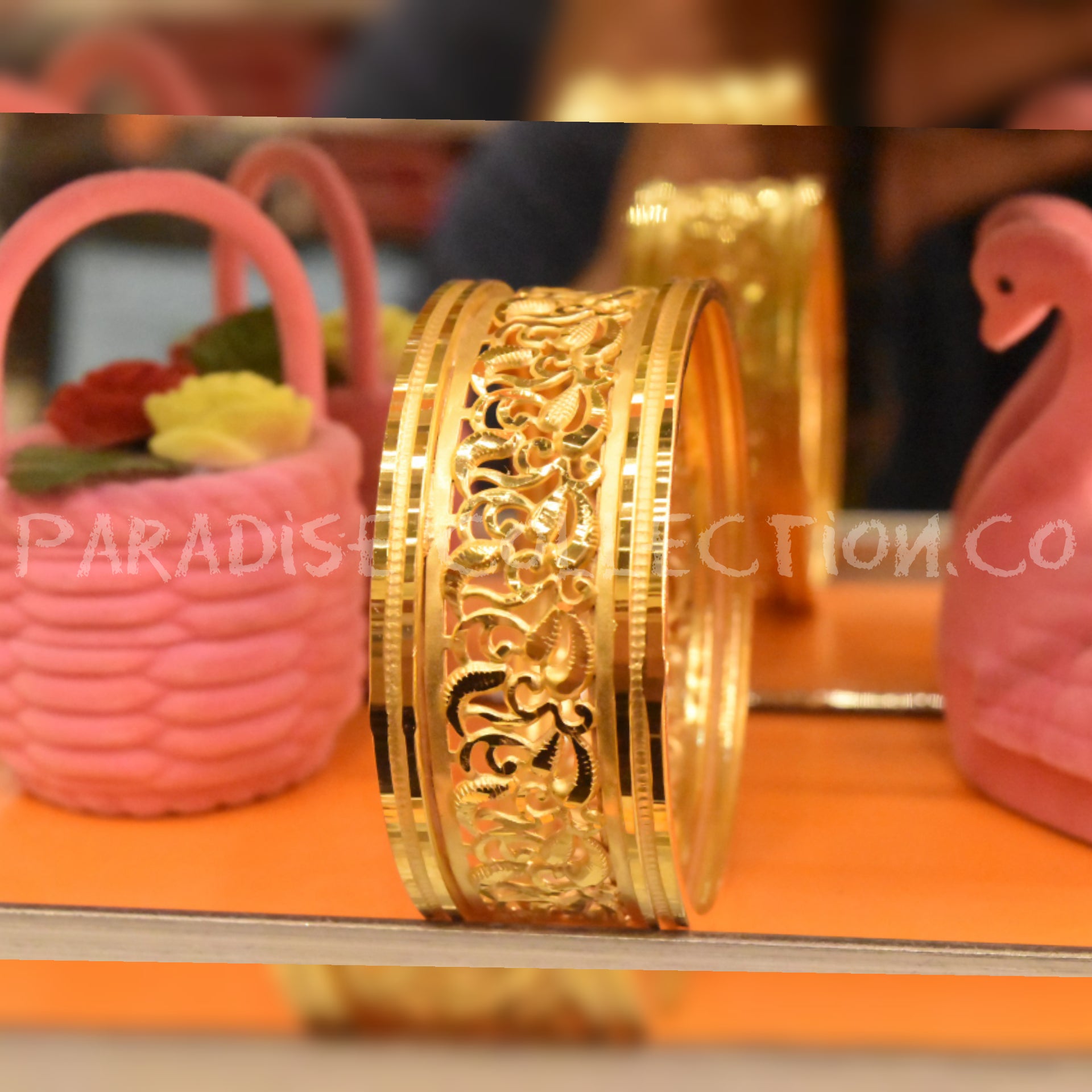 Brand New Gold Plated Bridal Bangles For Girls ⭐ With Fancy Jewellry Box Free-Beautiful Gift Pack