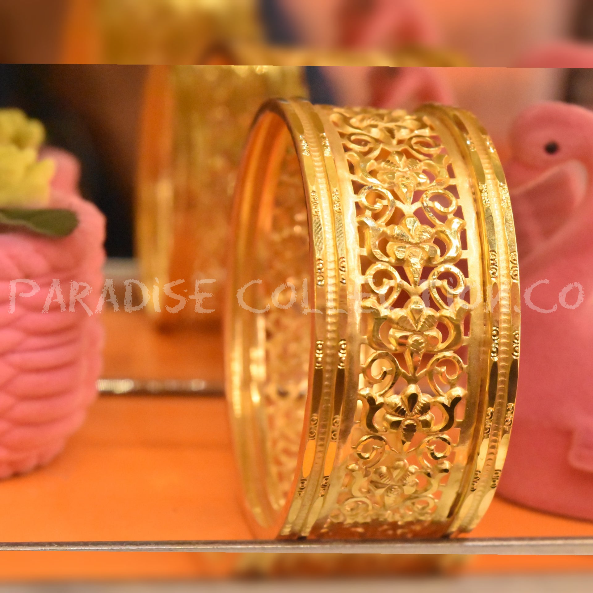 Brand New Gold Plated Bridal Bangles For Girls ⭐ With Fancy Jewellry Box Free-Beautiful Gift Pack