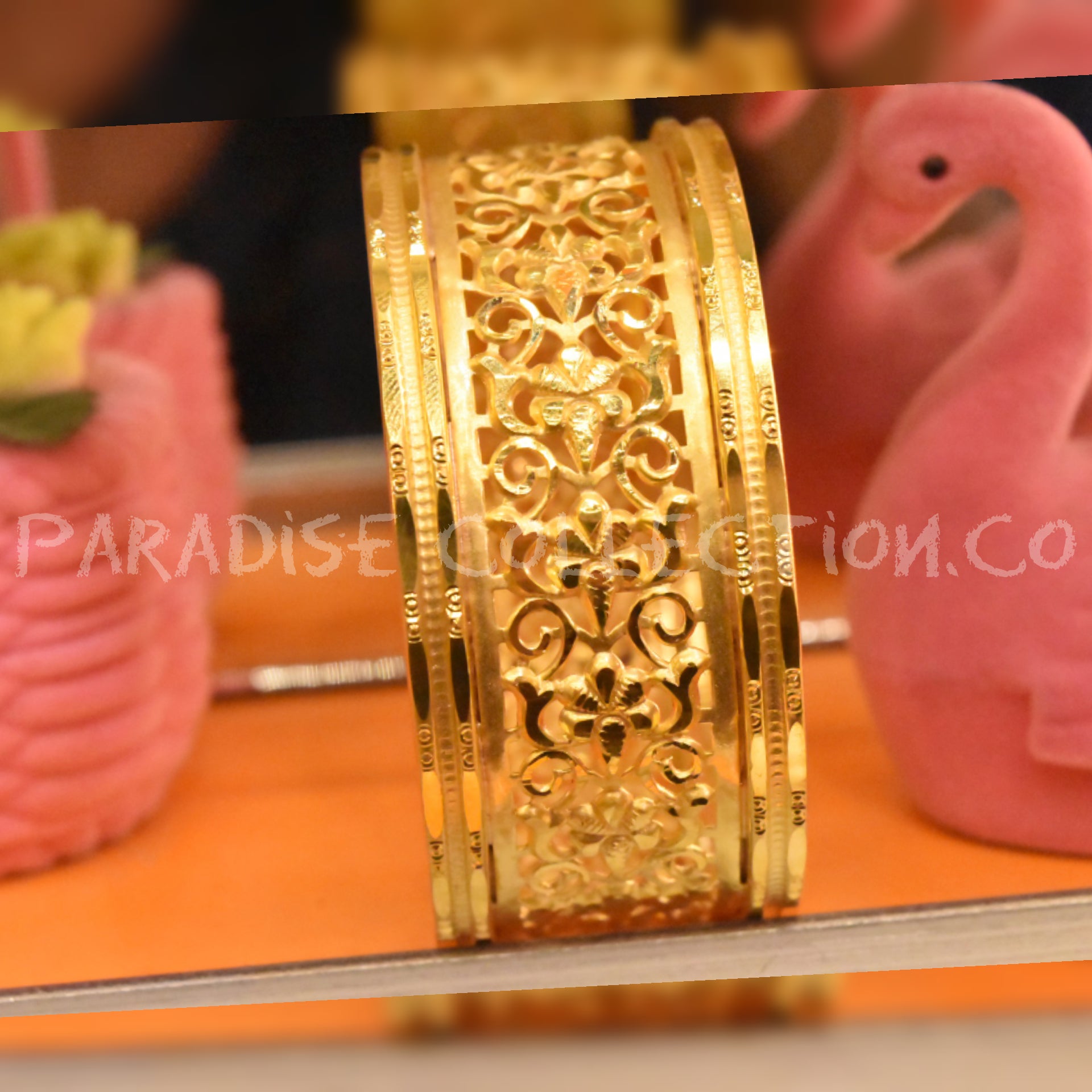 Brand New Gold Plated Bridal Bangles For Girls ⭐ With Fancy Jewellry Box Free-Beautiful Gift Pack