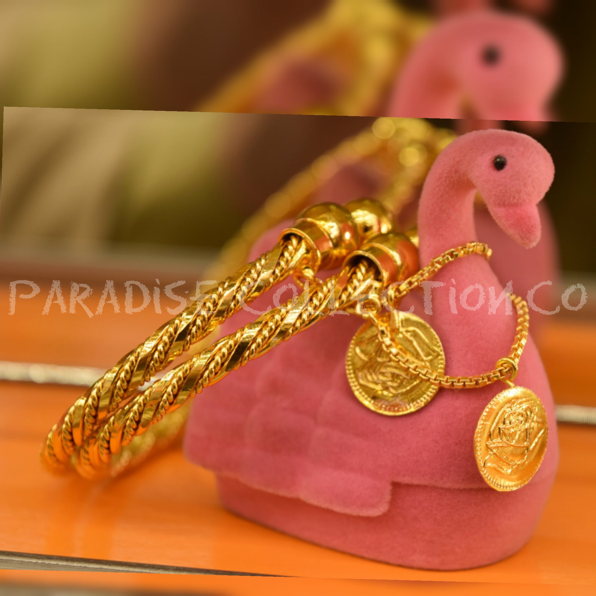 Stylish Gold Plated Pair Style Coin Kare ⭐ With Fancy Jewellry Box Free-Beautiful Gift Pack