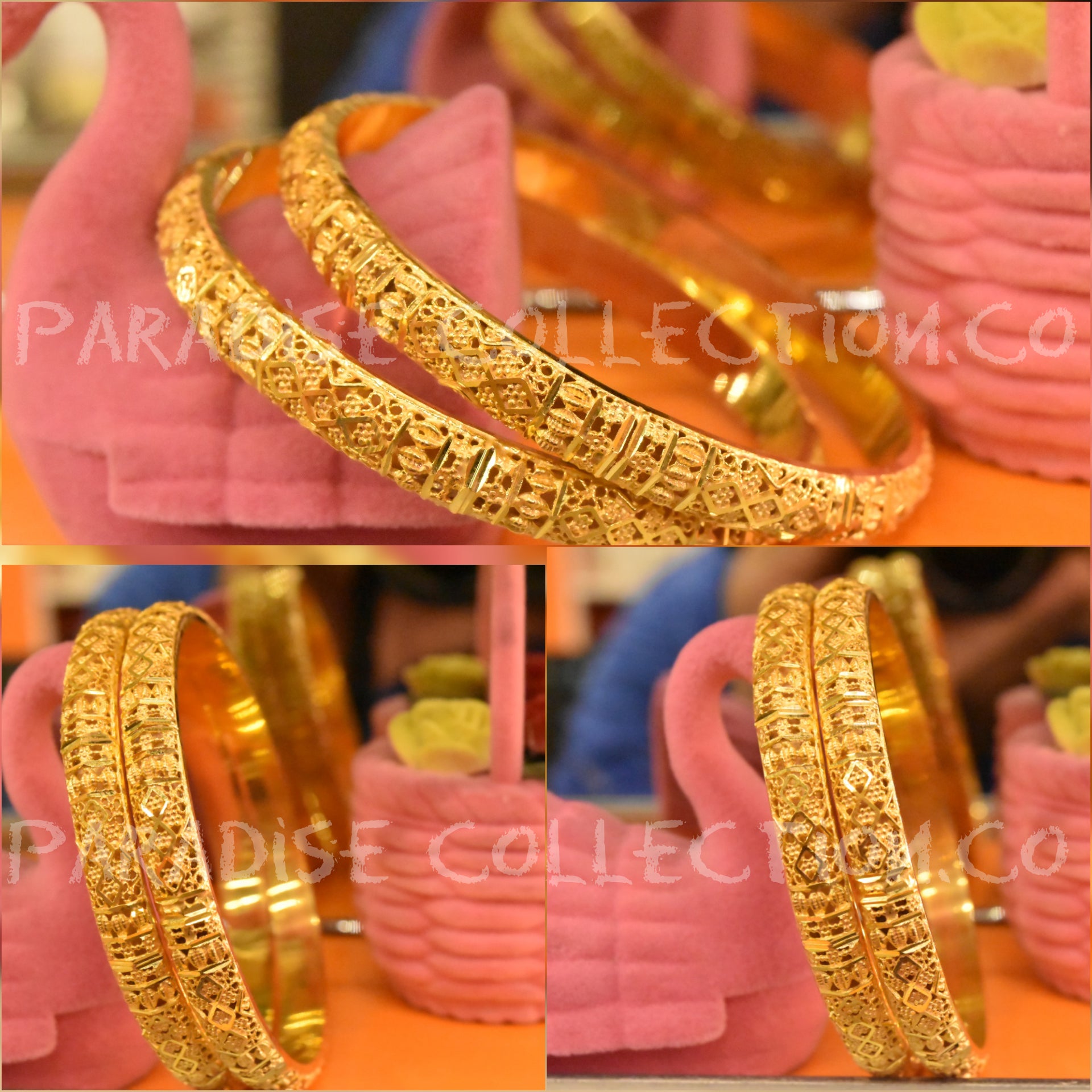 Bangles - Set of 2 Pieces - Fine Quality Bangles – Jewelry- New Design -With Fancy Jewelry Box Free