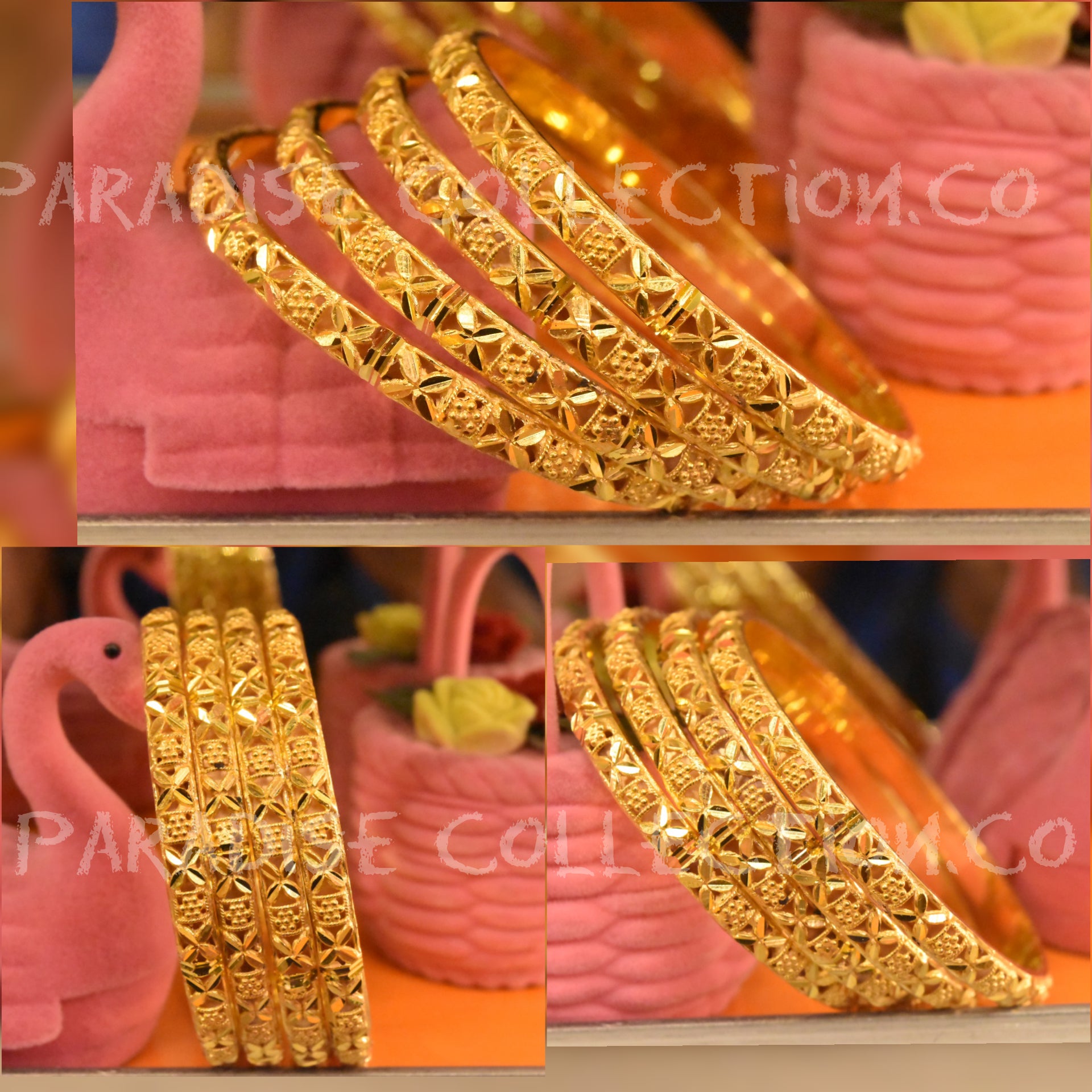 New Arrival Traditional Design Bangles For Women With Fancy Jewelry Box Free