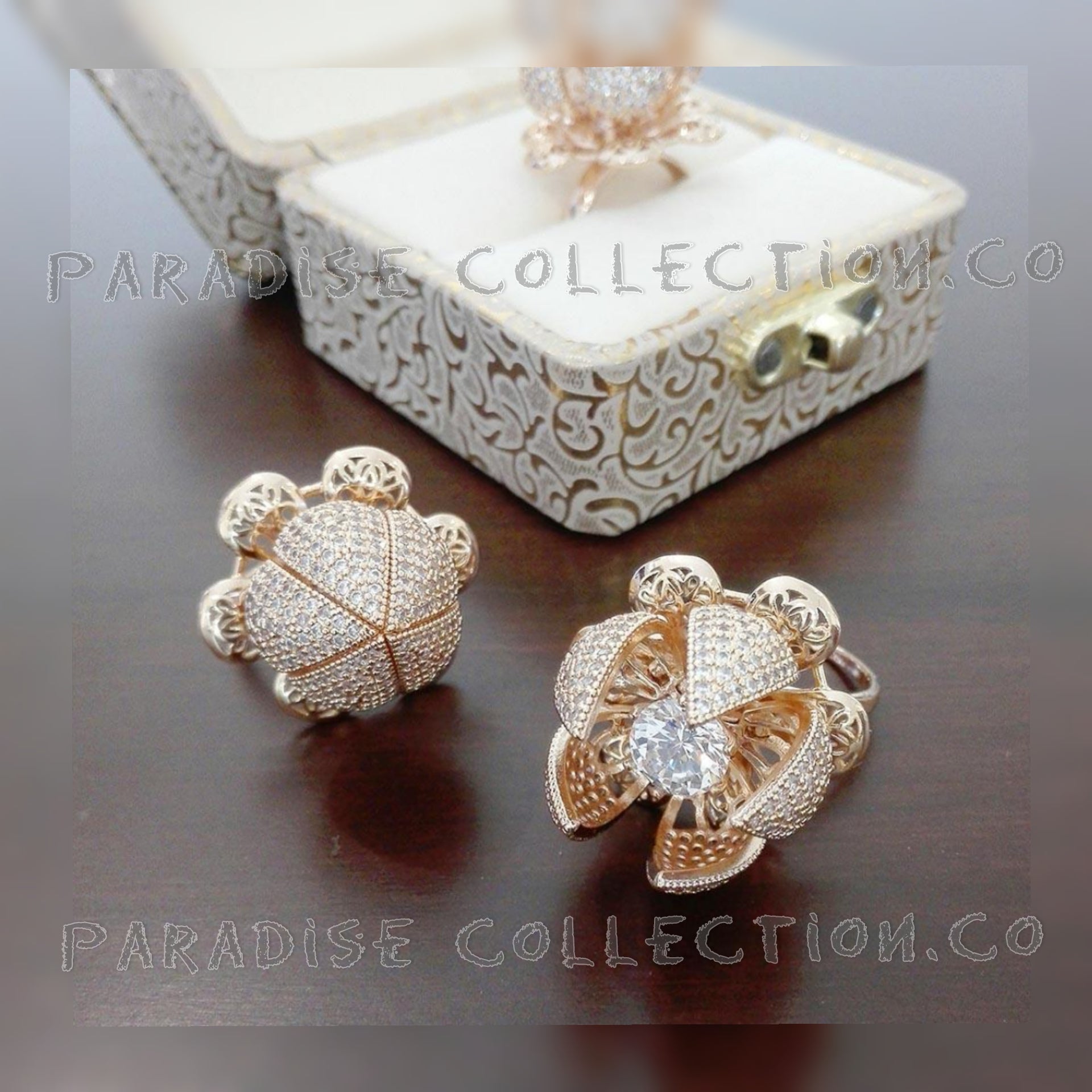 Premium Quality Flower Bloom Ring for Girls With Free Gift & Free Packing Box