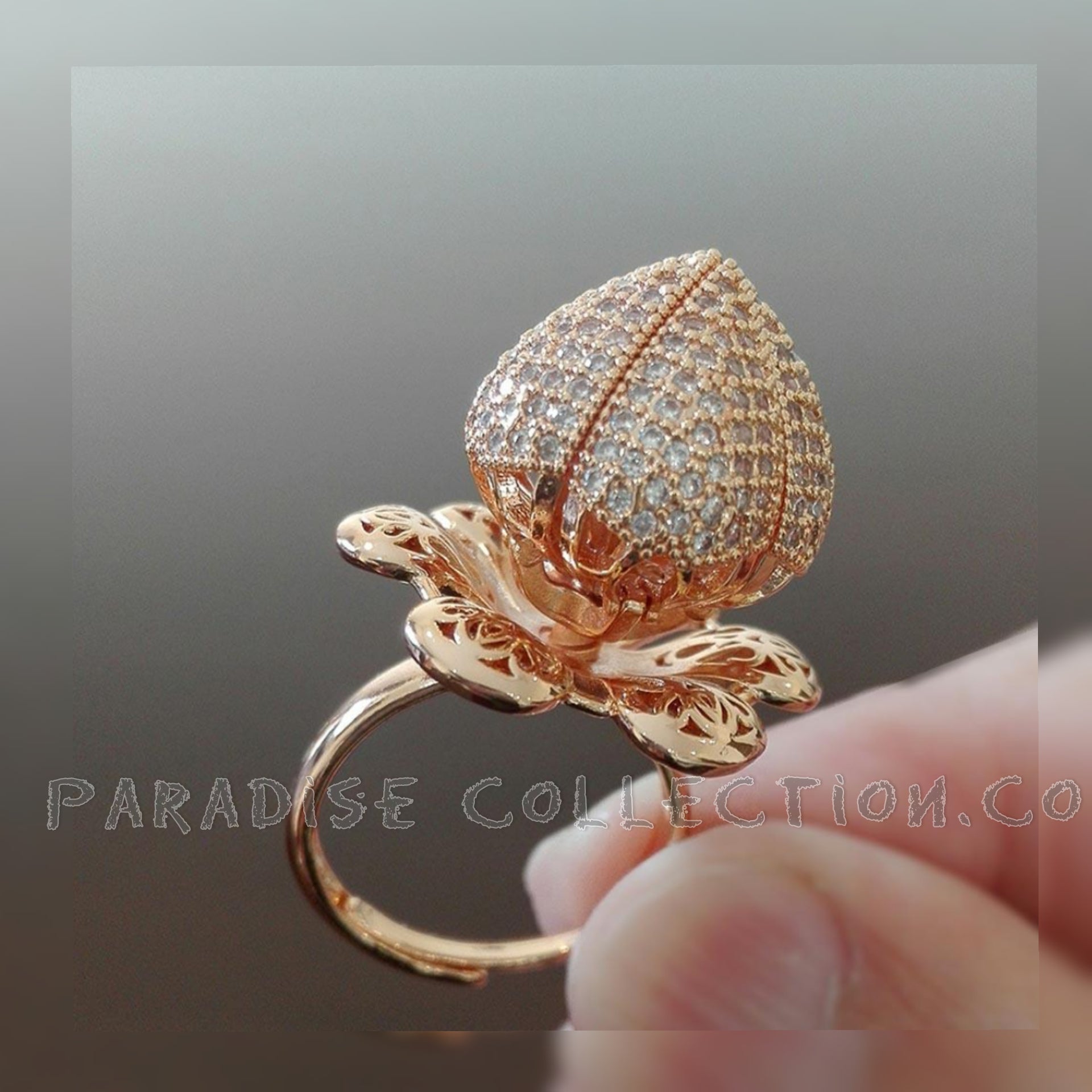 Premium Quality Flower Bloom Ring for Girls With Free Gift & Free Packing Box