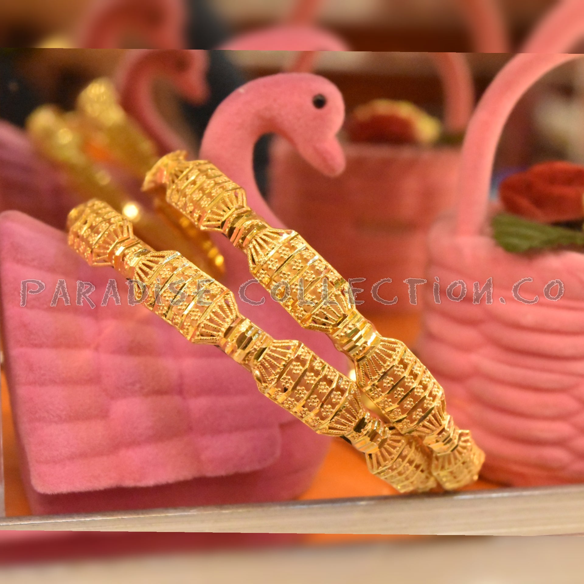 Best Gold Plated Traditional Bangles With Fancy Jewelry Box Free❤️