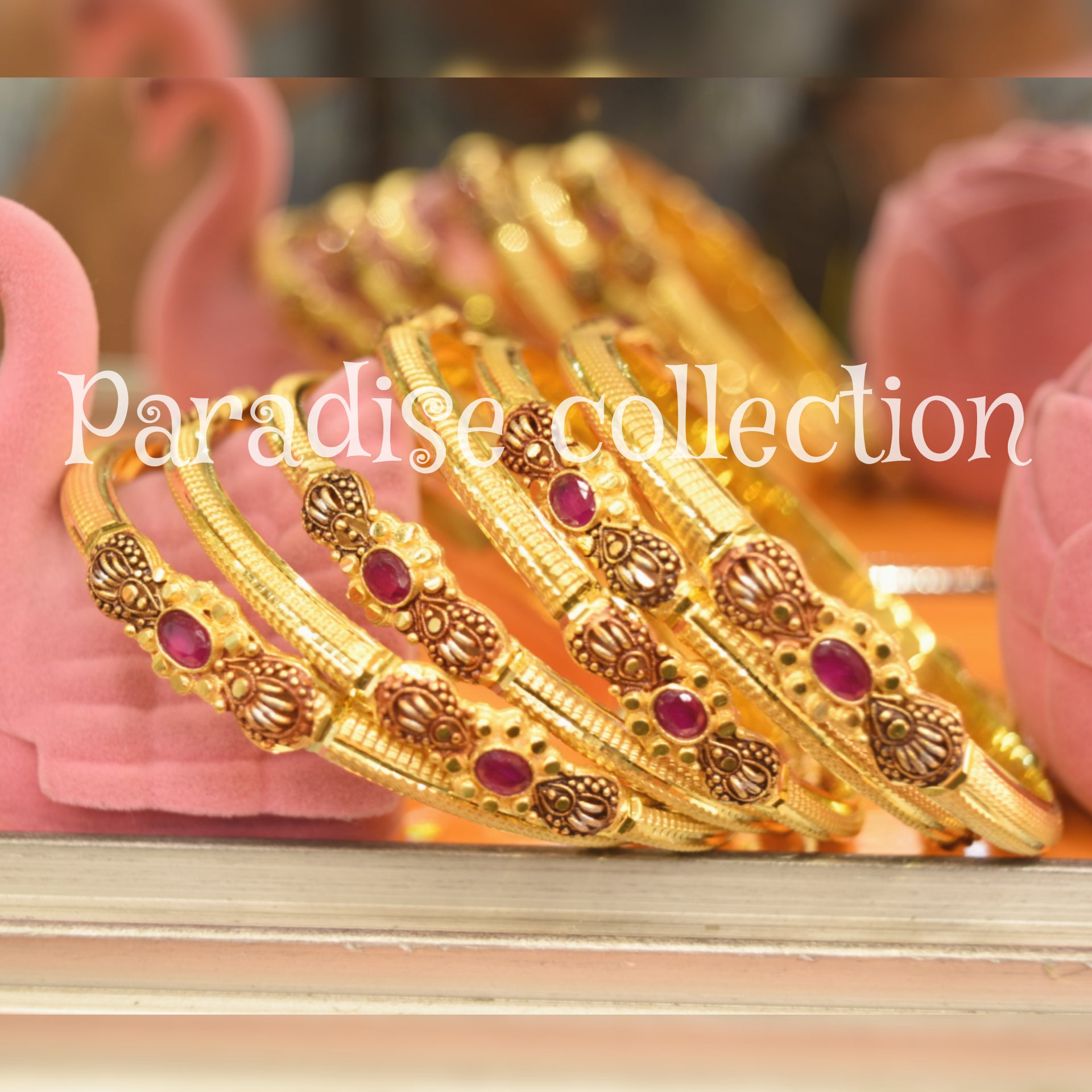 Stylish Gold Plated Bangles ⭐ With Fancy Jewellry Box Free-