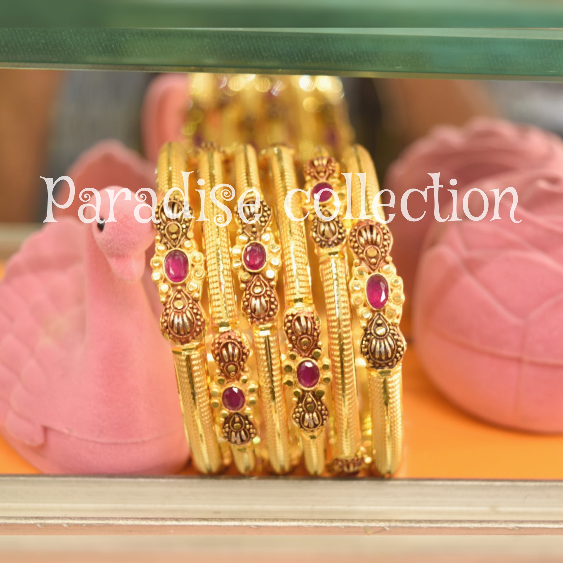 Stylish Gold Plated Bangles ⭐ With Fancy Jewellry Box Free-