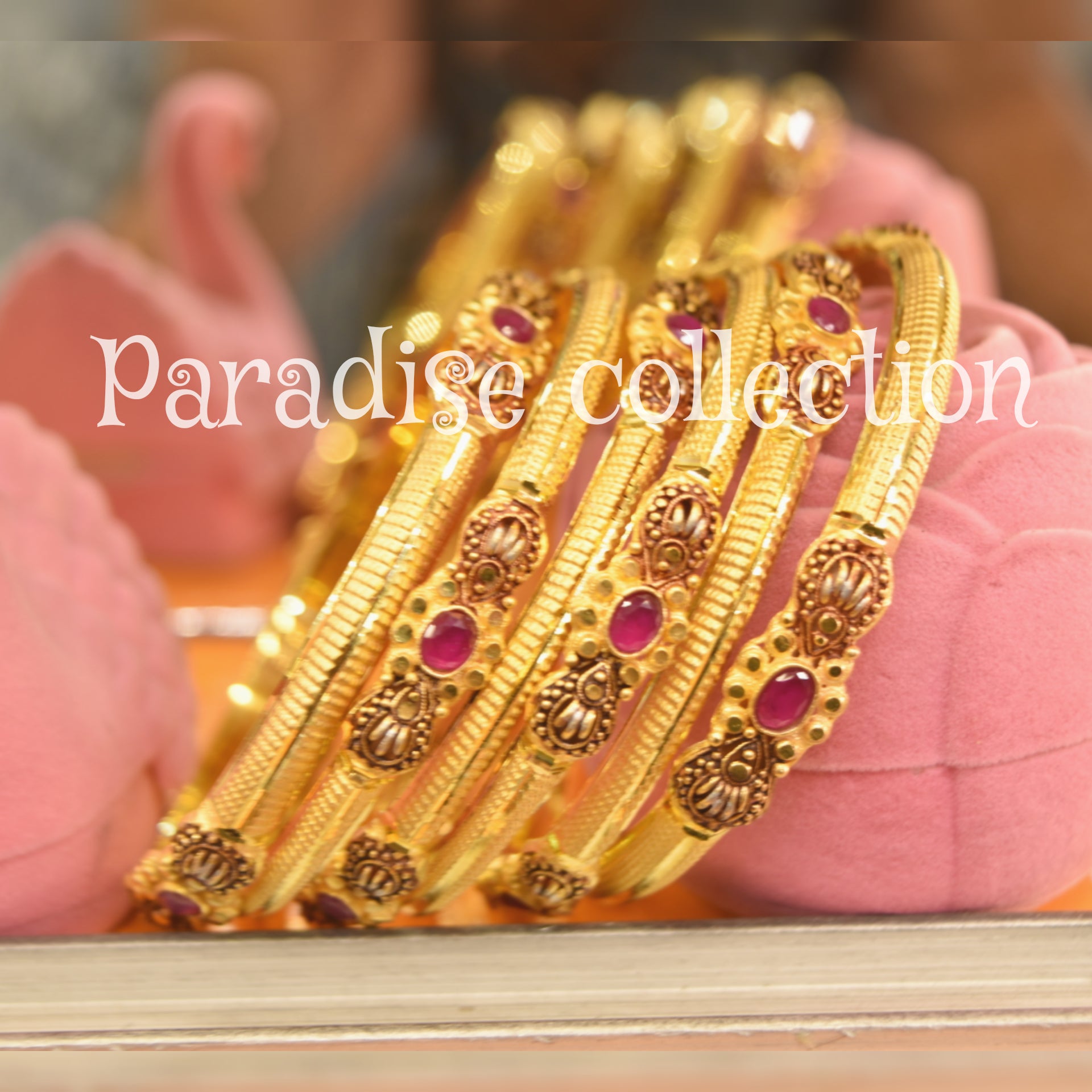 Stylish Gold Plated Bangles ⭐ With Fancy Jewellry Box Free-