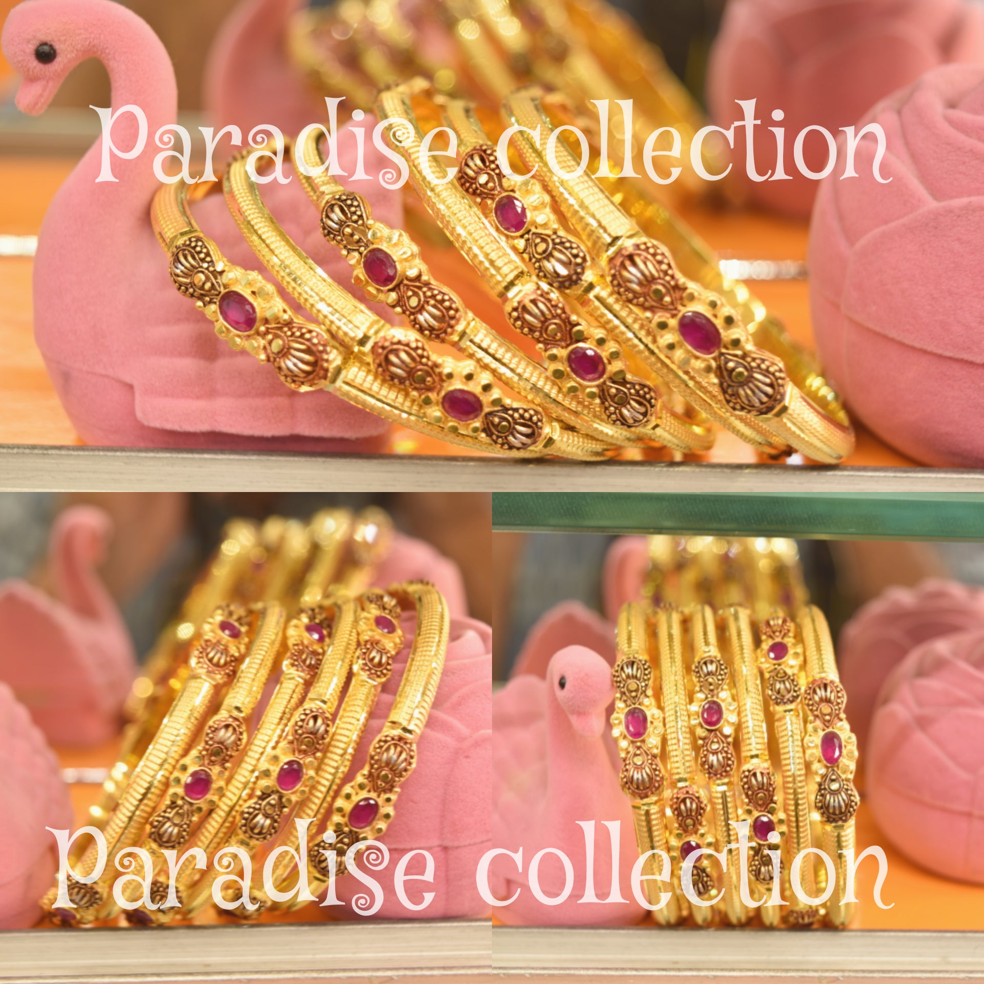 Stylish Gold Plated Bangles ⭐ With Fancy Jewellry Box Free-